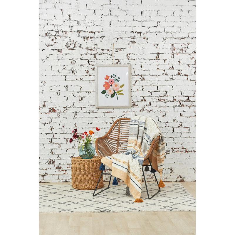 Barton Ochre Throw Blanket