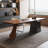 Dark Walnut Rectangular Solid Wood desks-107660300-107660302