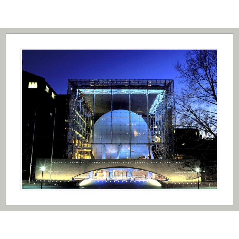 «Rose Center for Earth and Space» par Anonyme - Impression giclée encadrée, H 31,76 po x l 41,5 po