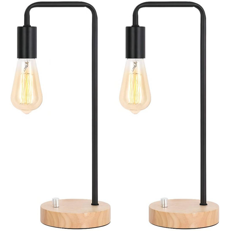 Alvilde Solid Wood Desk Lamp
