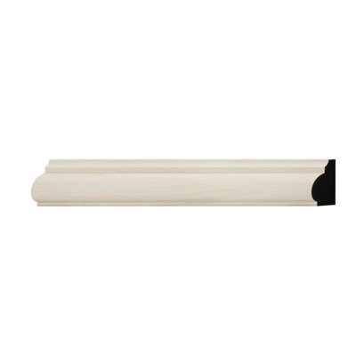 Wm1201 P 5/8 po x l 1 1/4 po x L 96 po Moulure de bois franc massif de qualité américaine