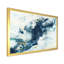 Bleu abstrait créatif liquide - peinture sur toile-67236766-67236765