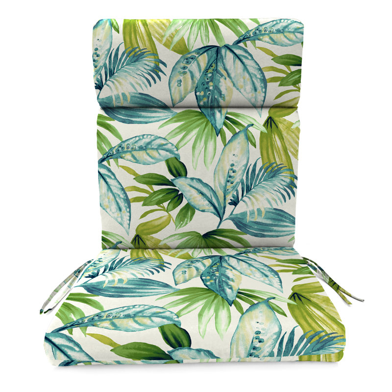 Outdoor Lounge Chair Cushion, Seneca Caribbean
