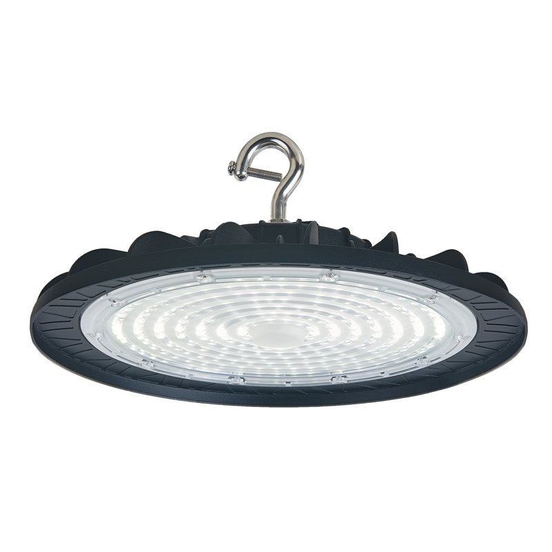 Éclairage commercial intégré à DEL haute intensité de 500 watts à intensité variable noire, 5000K