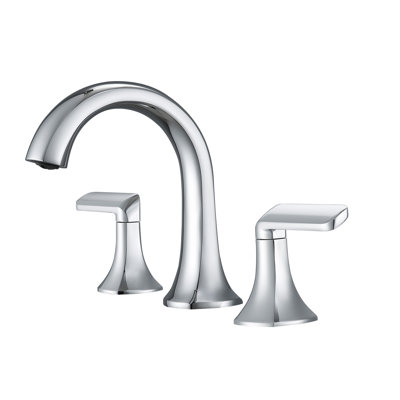 Robinet de salle de bain espacé en chrome Ancona Arezzo