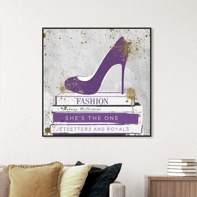 She is The One Books by Oliver Gal - Floater Frame Graphic Art on Canvas