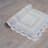 Laura Ashley Crochet Machine Washable Cotton 2 Pieces Bath Rugs-22342835