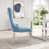 Velours bleu clair