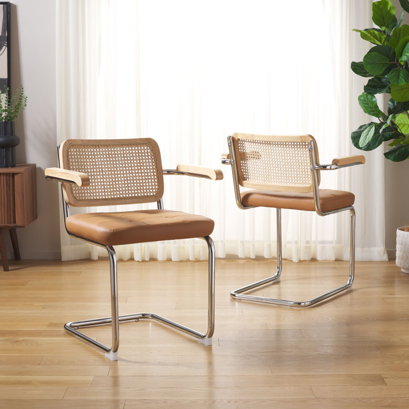 Chaise de salle à manger avec accoudoirs Aliany