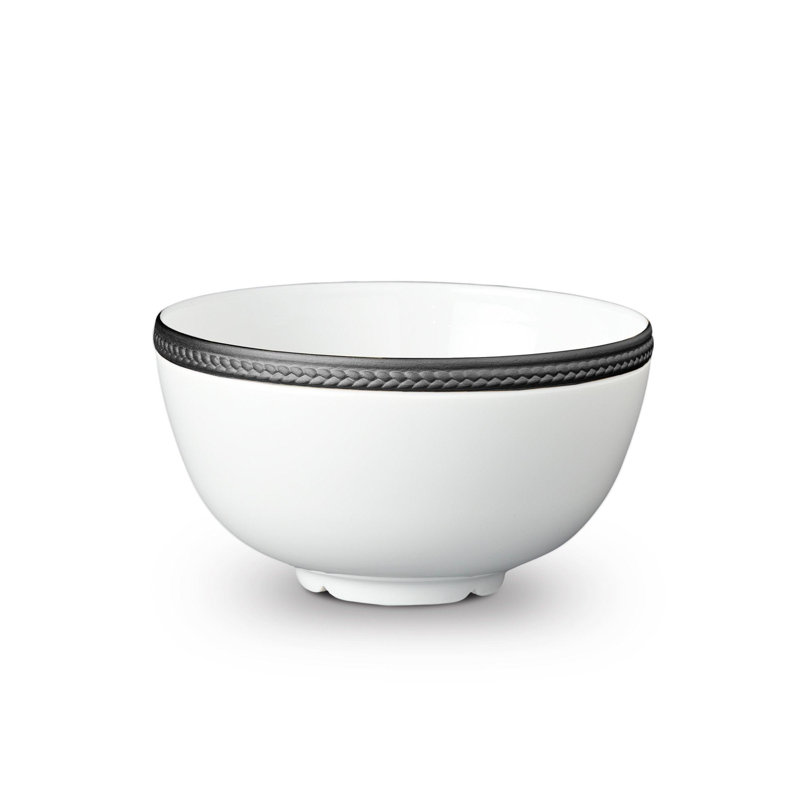 Soie Tressee Black Cereal Bowl