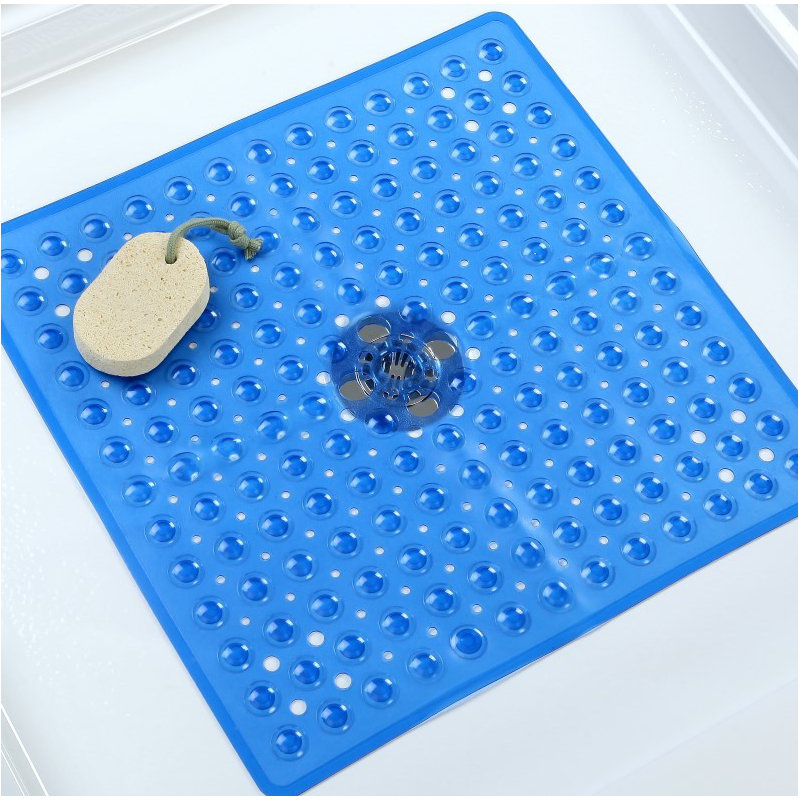 Aesop Plastic / Acrylic Non-Slip Shower Mat, Blue
