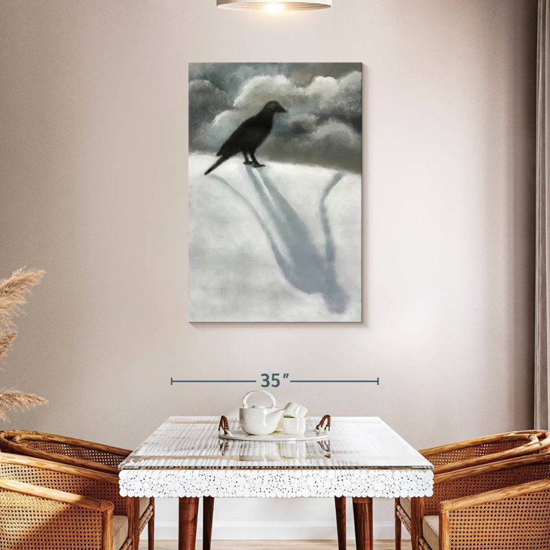 Brampt Black Bird, 45" H x 30" W