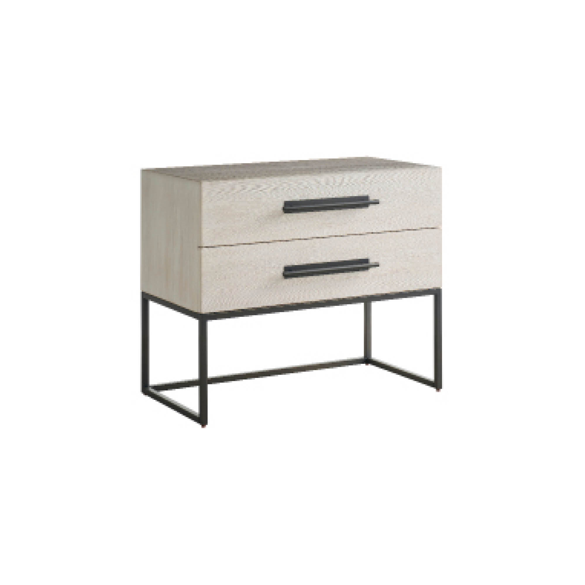 Baxley 2 - Drawer Nightstand, Ivory