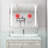 36 " W X 50 " H Surface Frameless Medicine Cabinet