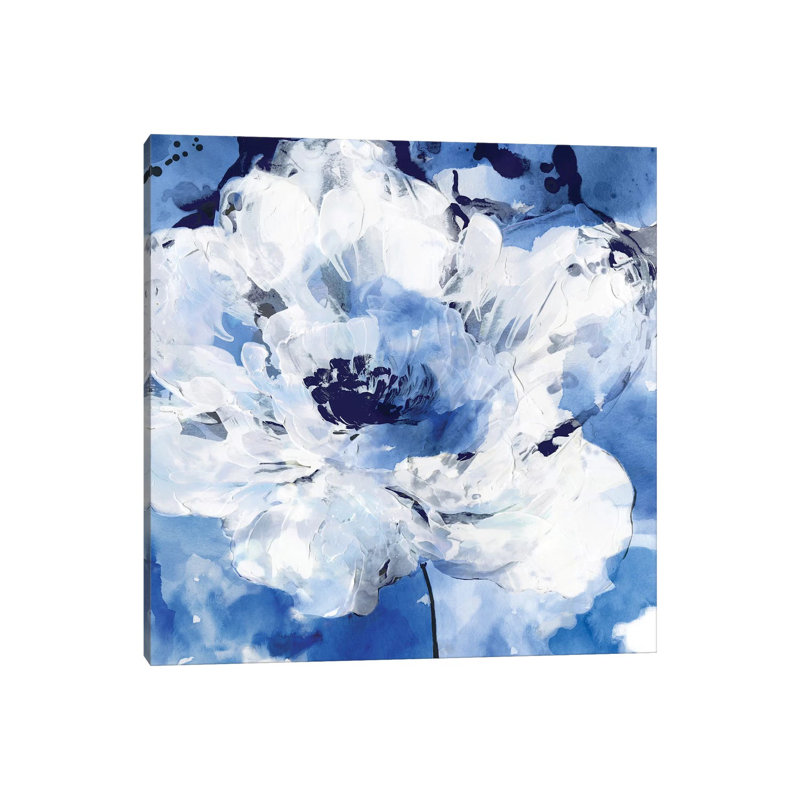Little Blue II by Eva Watts - Wrapped Canvas Gallery-Wrapped Canvas Giclée, 30.48 cm H x 30.48 cm W