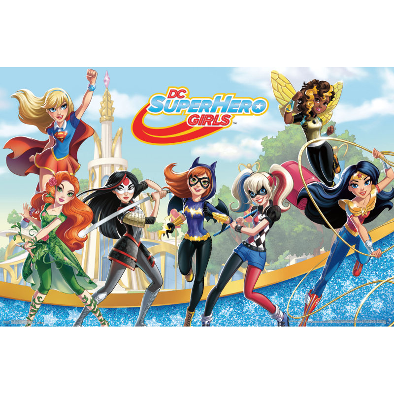 « dc super hero filles-filles », impression sur papier