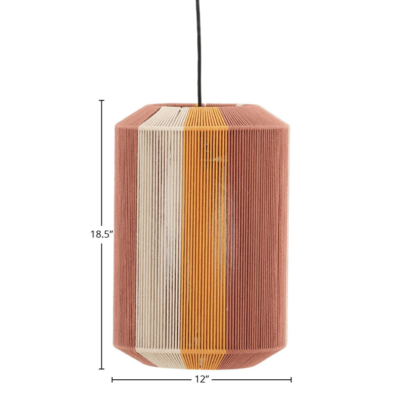 Bellatrix Pendant Light, Terracotta - Small