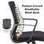 Black Mesh Back Operator Chair