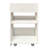 3 Tier Wooden Floor Standing Bookcase,Slide Out Drawer Storage Bookcase File Cabinet,Pull Out Mobile With Door Dustproof File Cabinet,Office Bedroom Living Room Hidden Storage Cabinet With Wheels