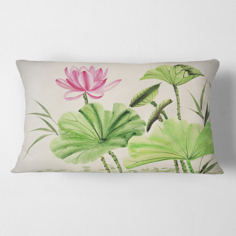 Floral Throw Pillow
