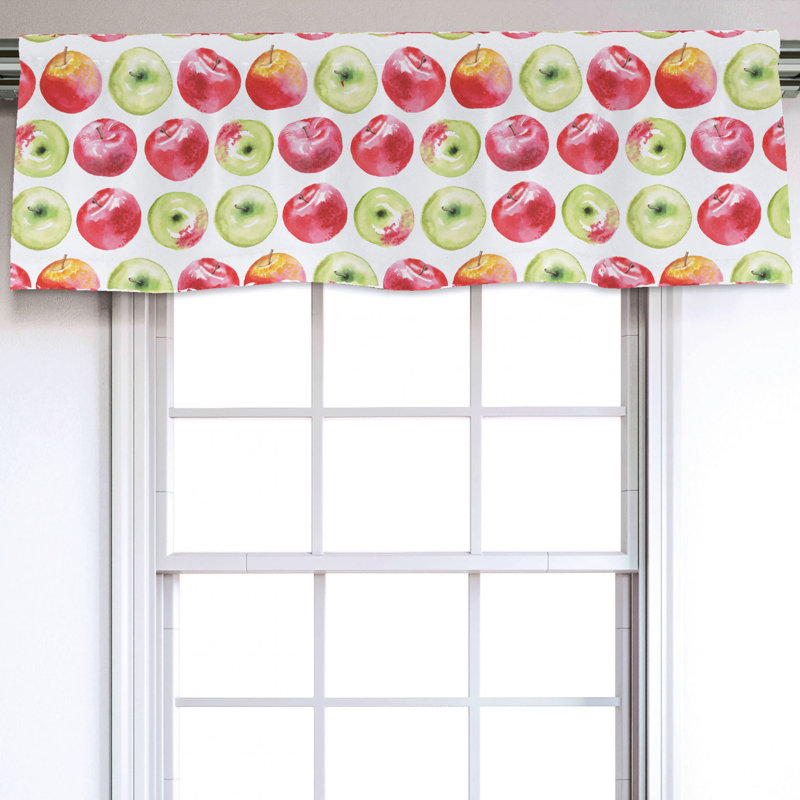 Sateen Ruffled Window Valance