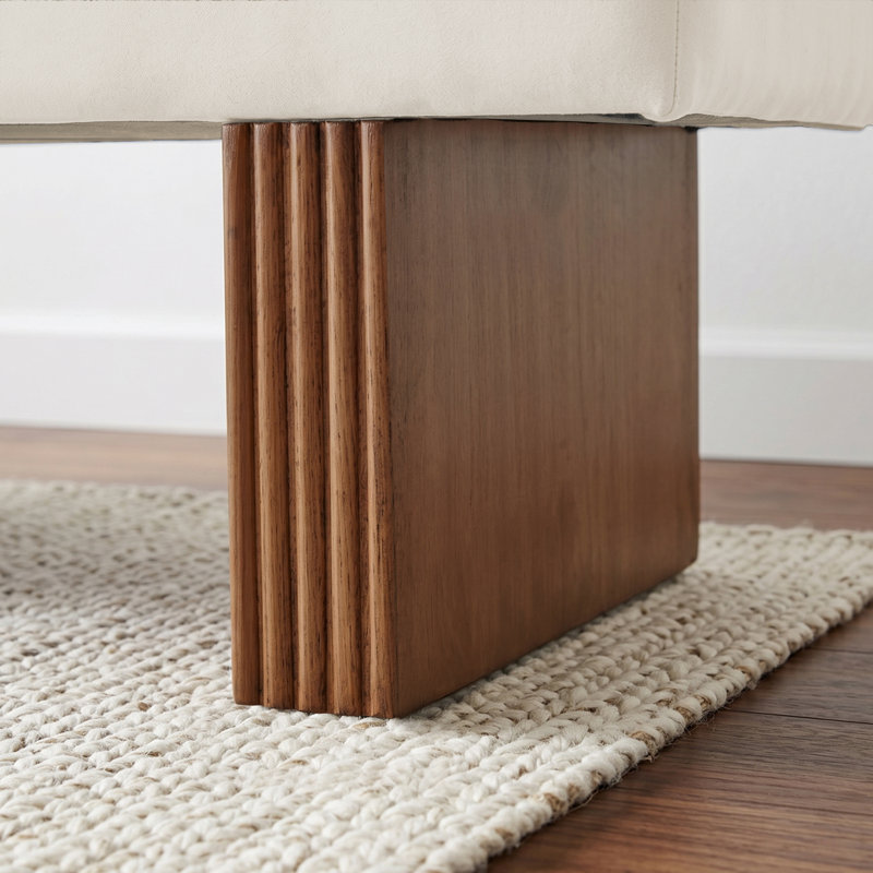 Banc de chambre 54 po, Blanc