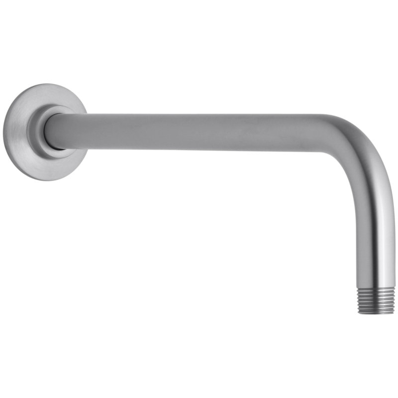 Bras de douche à angle droit, Chrome brossé