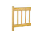 Lit de style traditionnel avec tête et pied de lit, lit en bois de pin avec cadre de lit renforcé-1196975444