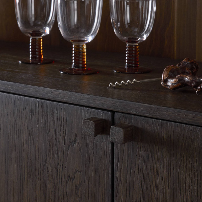 76 in. W Solid Wood Sideboard