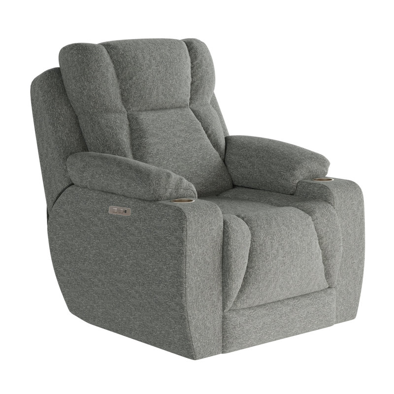 Fauteuil inclinable près du mur pour homme, Granite, Chenille