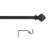 Gernult Adjustable Single Metal Curtain Rod-1641440850