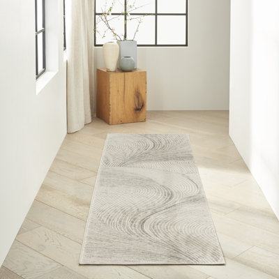 Tapis ivoire moderne Calvin Klein