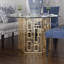 Alexandra Round Glass Dining Table
