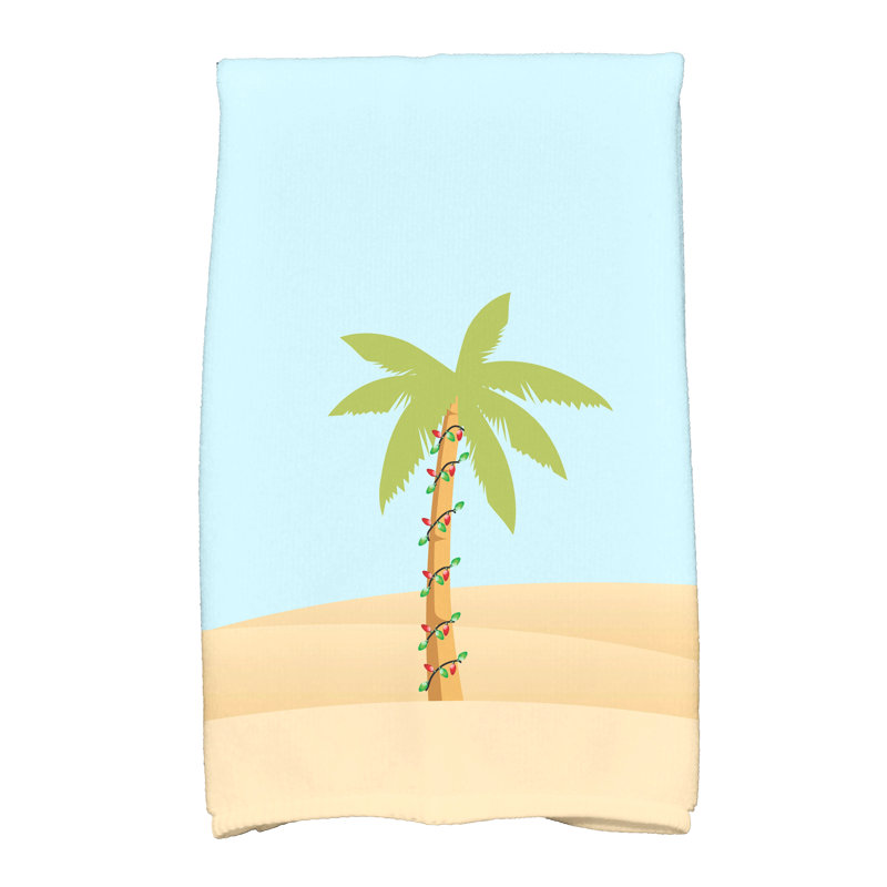 Springville Tea Towel Kitchen Towel, Light Blue