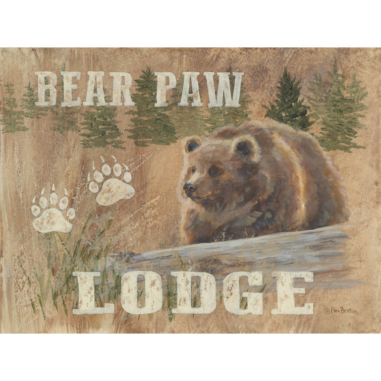 brown bear paw print