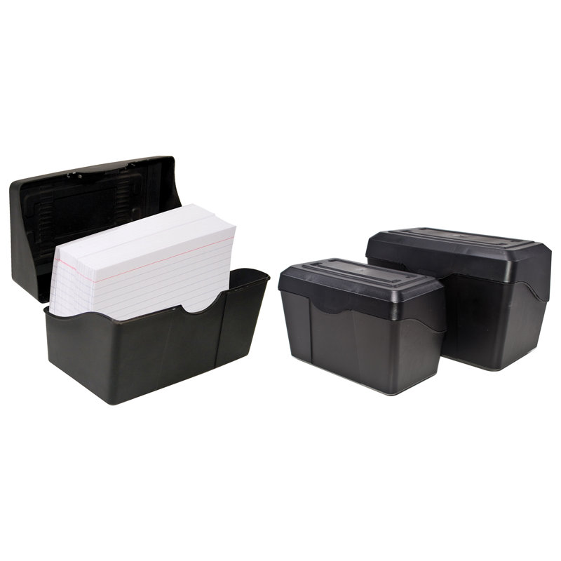  Porte-cartes noir 5 po x 8 po Innovative Storage Designs, paquet de 3