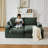 Boneless L-Shaped Upholstered Sectional Sofa With Chaise, Three Pillows