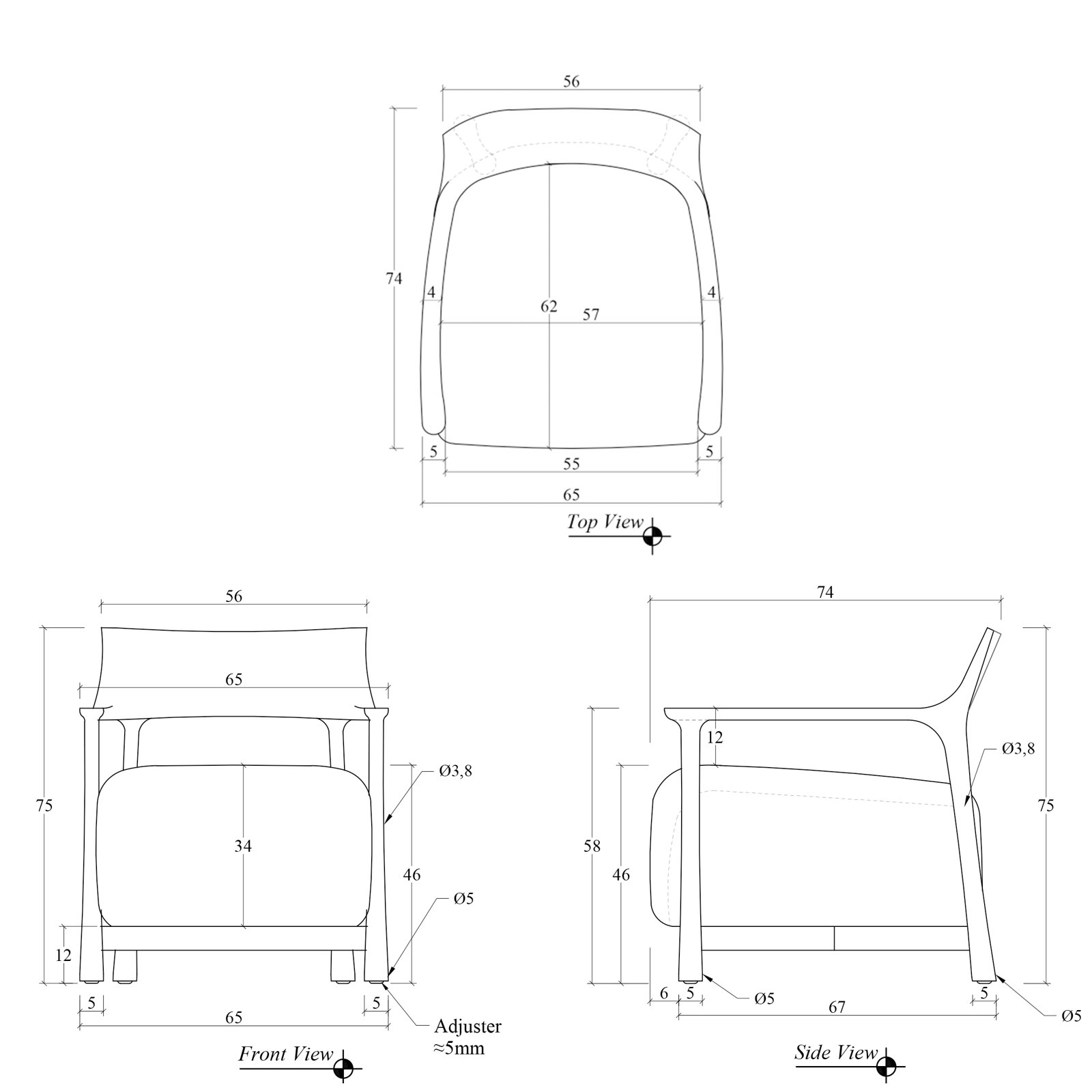 Upholstered Accent Chair