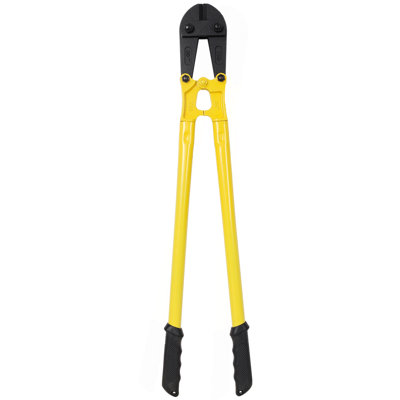 30" Heavy-Duty Medium Bolt Cutter for Fence, Steel Wire, Chain, Screws, Rivets & Medium Padlocks, Ergonomic Soft Rubber Grip Handle