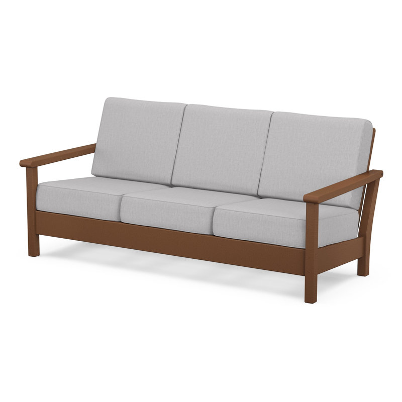 Harbour Deep Seating Sofa, Teak, Granite