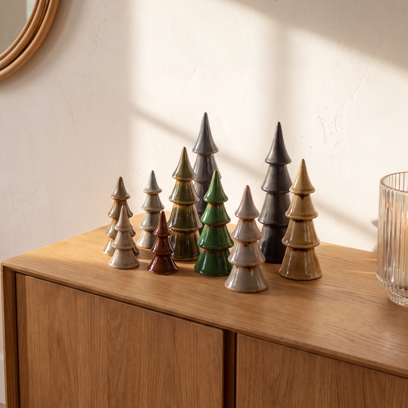 10-Piece Ceramic Tabletop Tree Set