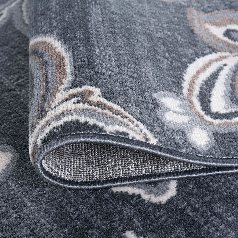Tapis gris foncé Wealden, Tapis de couloir 2 pi 3 po x 7 pi 3 po