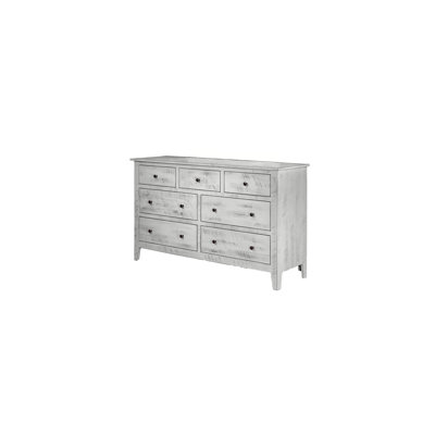 Farmhouse Solid Wood 7 Drawer Dresser