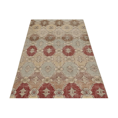 Vintage One-of-a-Kind 3'6X9'2 Hand Knotted Area Rug