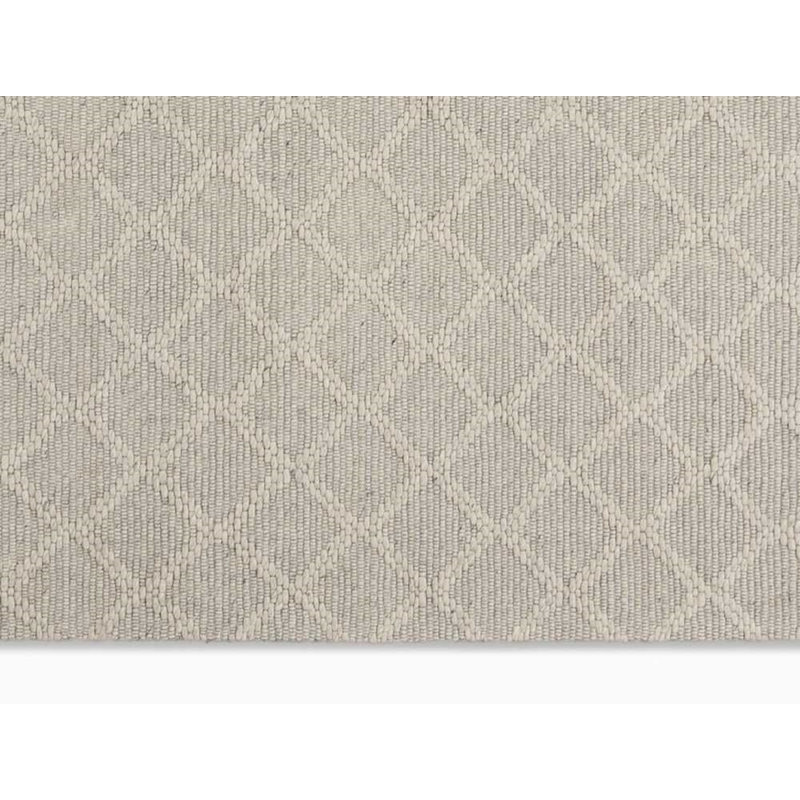 Tapis de zone taupe handwoven à tissage plat Tallahassee, Rectangle 4 pi x 6 pi