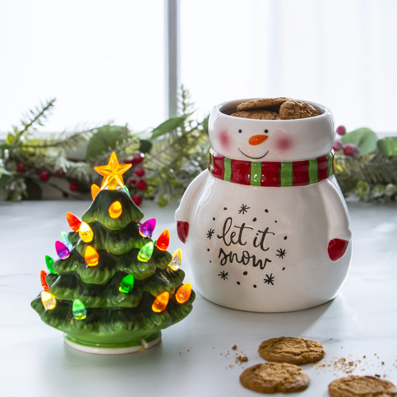 Pot à biscuits bonhomme de neige