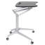 Mobile Sit-Down, Stand-Up Ergonomic Computer Desk-454609948