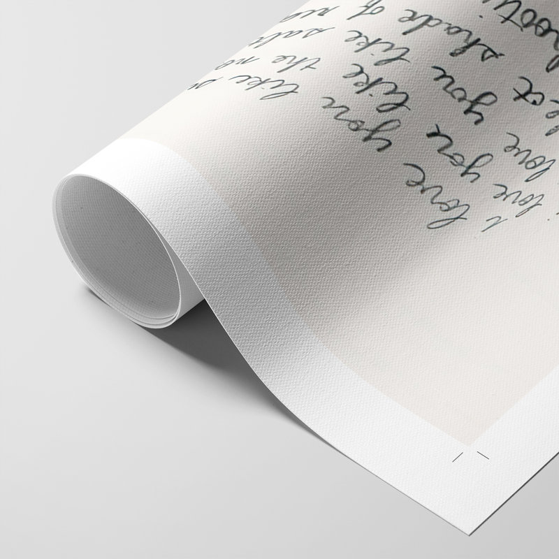 Lettre à un amant I - Impression sur toile seulement - non encadrée, H 18 po x l 12 po