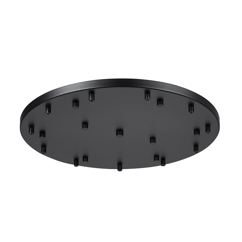 11 Port Multi Point Canopy, Matte Black