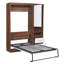 Lit escamotable simple avec armoire murale